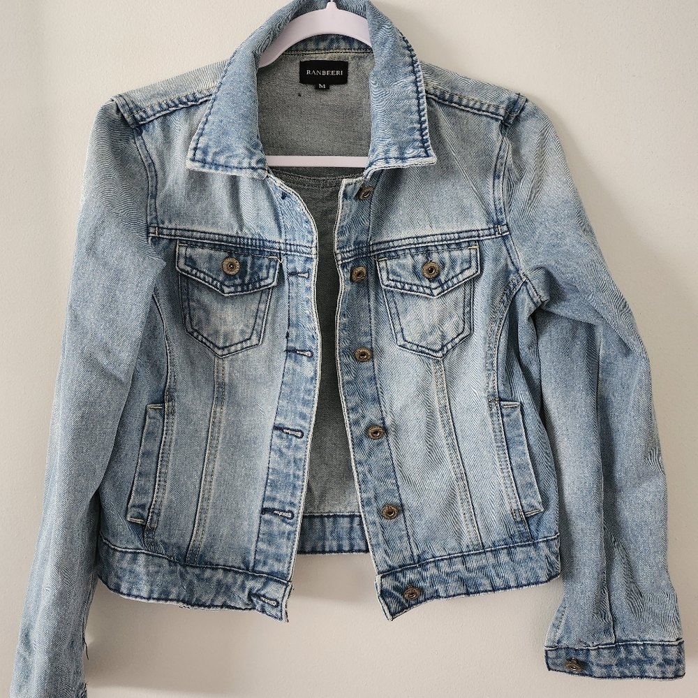 Ranbeeri Blue Jean Jacket Classic Denim Style